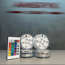 Kit Luminárias de Piscina RGB Lumix™ - Sem Fio Com Controle Remoto + Brinde Exclusivo (Últimas Unidades) - Pop Store